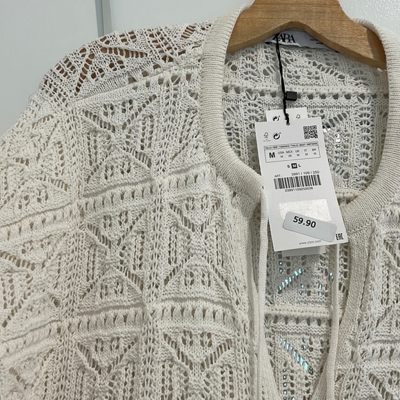 Zara Pointelle Tunic - Picture 2 of 3